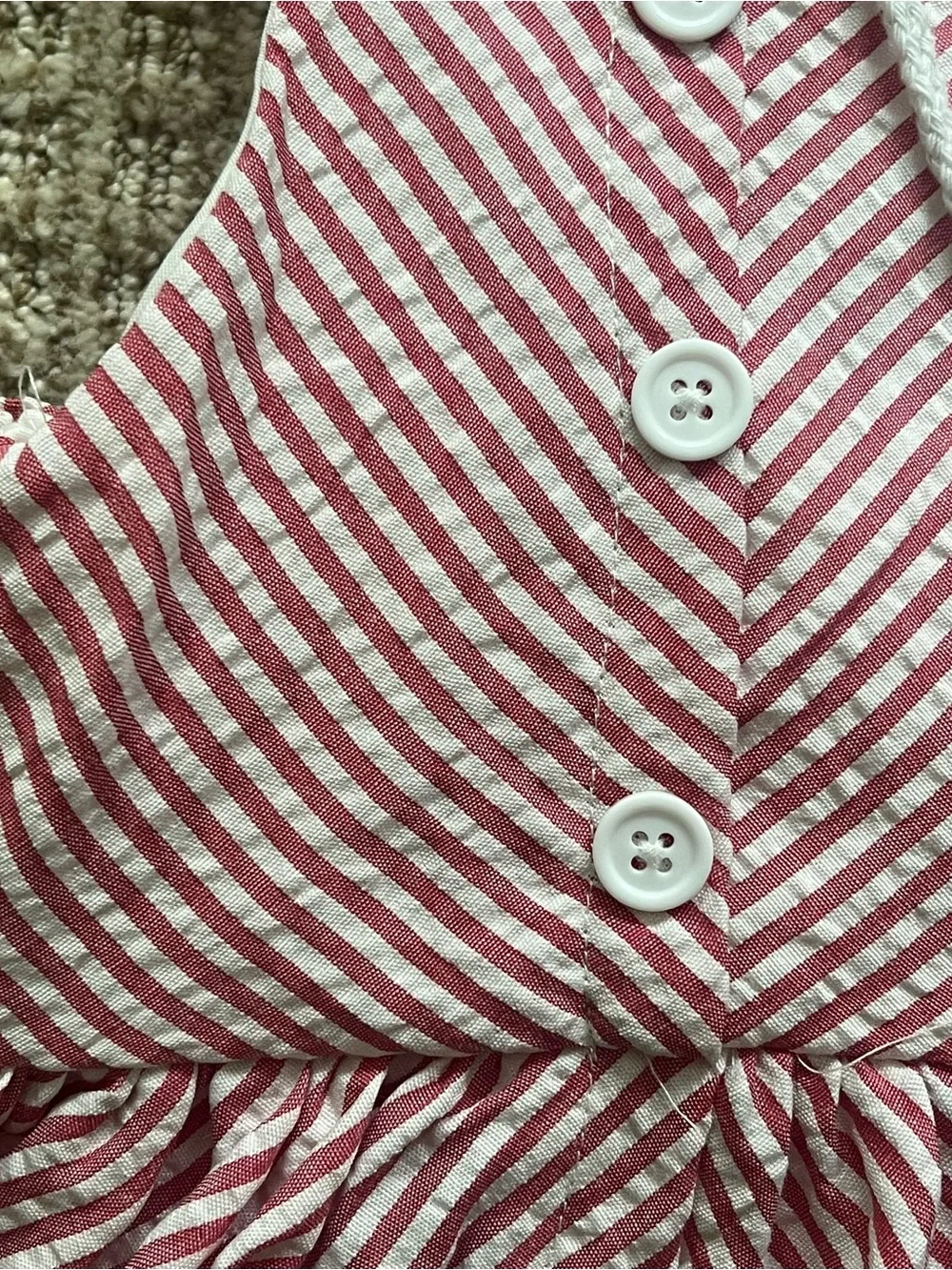 NEW NWT Lila + Jack 4-Piece Toddler Girls Outfit Red White Striped Dress & Purse